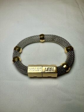 Holst + Lee Gold & Silver Mesh Bracelet